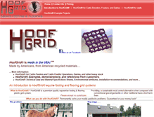 Tablet Screenshot of hoofgrid.com